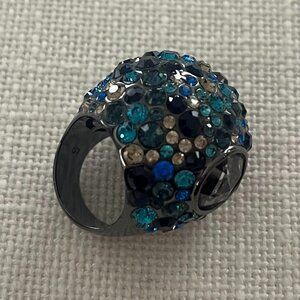 Henri Bendel Crystal Dome Ring Size 6